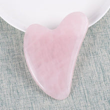 Загрузить изображение в средство просмотра галереи, 1 Pcs Facial Massager Gua Sha Tool Natural Rose Quartz Skin Care Massage SPA Acupuncture Scraping Healing Health Beauty Neck Eye - AVA Health and Wellness Boutique