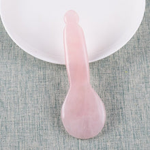 Загрузить изображение в средство просмотра галереи, 1 Pcs Facial Massager Gua Sha Tool Natural Rose Quartz Skin Care Massage SPA Acupuncture Scraping Healing Health Beauty Neck Eye - AVA Health and Wellness Boutique