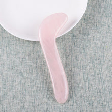 Загрузить изображение в средство просмотра галереи, 1 Pcs Facial Massager Gua Sha Tool Natural Rose Quartz Skin Care Massage SPA Acupuncture Scraping Healing Health Beauty Neck Eye - AVA Health and Wellness Boutique