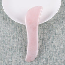 Загрузить изображение в средство просмотра галереи, 1 Pcs Facial Massager Gua Sha Tool Natural Rose Quartz Skin Care Massage SPA Acupuncture Scraping Healing Health Beauty Neck Eye - AVA Health and Wellness Boutique