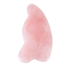 Загрузить изображение в средство просмотра галереи, 1 Pcs Facial Massager Gua Sha Tool Natural Rose Quartz Skin Care Massage SPA Acupuncture Scraping Healing Health Beauty Neck Eye - AVA Health and Wellness Boutique