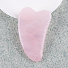 Загрузить изображение в средство просмотра галереи, 1 Pcs Facial Massager Gua Sha Tool Natural Rose Quartz Skin Care Massage SPA Acupuncture Scraping Healing Health Beauty Neck Eye - AVA Health and Wellness Boutique