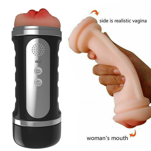 Automatic Counting Male Masturbator Man Sucking Vibrating For Men Glans Exerciser Masturbate Cup Sex Machine Sex Toy For Men - AVA Health and Wellness Boutique