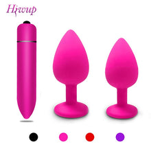Charger l'image dans la galerie, Beginner Silicone Anal Plug Butt Prostate Massager Adult Gay Sex Products Mini Erotic Bullet Vibrator Sex Toys for Women Men - AVA Health and Wellness Boutique