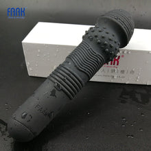 Charger l'image dans la galerie, FAAK Silicone Magic AV Wand Body Massager Sex Toy Female Masturbator 7 speed Powerful clit Vibrators for Women Man Sex Products - AVA Health and Wellness Boutique