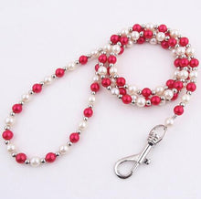 Загрузить изображение в средство просмотра галереи, Luxury Pearls Beads Dog Harness Leash Puppy Leash Walking Traction 8-Wire Rope Chain For Small Dogs Pets Outdoors Accessories 15 - AVA Health and Wellness Boutique
