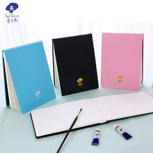 Load image into Gallery viewer, Paul Rubens 300g Full Cotton Fine Grain Neutral Acid Free Paper Leather Cover Portable Art Aquarelle Journal Watercolor Pad - AVA Health and Wellness Boutique
