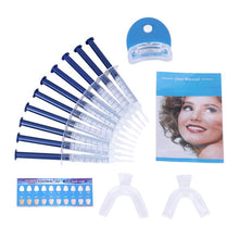 Load image into Gallery viewer, 10 Gel 1 LED White Tooth Bleach Hot Teeth Whitening Carbamide Peroxide Dental Bleaching System Oral Gel Kit 3D Oral Hygiene
