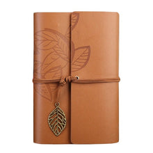 Загрузить изображение в средство просмотра галереи, Retro Notebook Diary Notepad Literature PU Leather Note Book Stationery Gifts Traveler Journal Planners Office School Supplies - AVA Health and Wellness Boutique