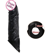 Φόρτωση εικόνας στο εργαλείο προβολής Συλλογής, Silicone Realistic Dildo Penis Enlargement Penis Sleeve Reusable Condoms Dick Cover Cock Ring Sex Toys For Men Couples - AVA Health and Wellness Boutique