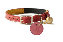 Lade das Bild in den Galerie-Viewer, UFBemo Personalized Cat Collar Elastic with Bell Necklace Soft PU Leather Pet Collars Luxury Safety Kitten Small Dog Chihuahua - AVA Health and Wellness Boutique