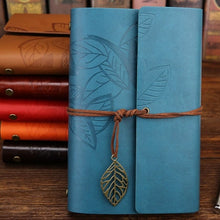 Load image into Gallery viewer, Vintage Notebook Diary Notepad PU Leather Spiral Literature Note Book Paper Replaceable Journal Planners School Stationery Gift - AVA Health and Wellness Boutique