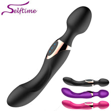 Charger l&#39;image dans la galerie, 10 Speeds Powerful Big Vibrators for Women Magic Wand Body Massager Sex Toy For Woman Clitoris Stimulate Female Sex Products - AVA Health and Wellness Boutique
