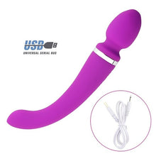 Carica l&#39;immagine nel visualizzatore di Gallery, 10 Speeds Powerful Dual Head Big Vibrators for Women Magic Wand Body Massager Sex Toys For Woman Clitoris Anal Stimulate Product - AVA Health and Wellness Boutique
