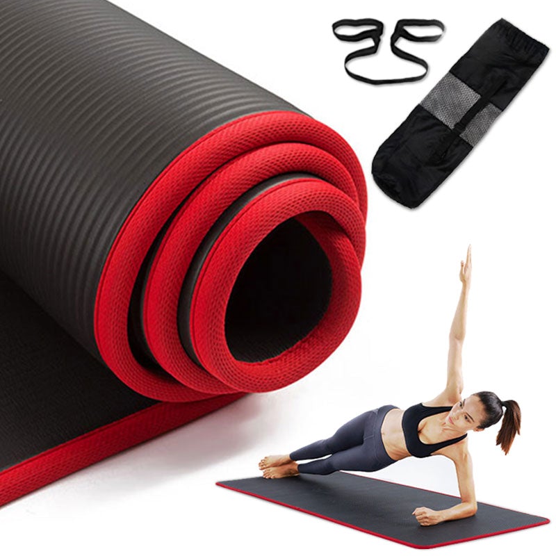10mm Non-Slip Yoga Mat 183cm*61cm Thickened NBR Gym Mats Sports Indoor Fitness Pilates Yoga Pads коврик для йоги esterilla yoga - AVA Health and Wellness Boutique