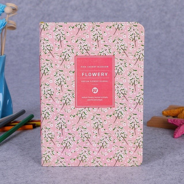 2021 Yearly Agenda Planner Monthly Weekly Plan Portable A6 Kawaii Pocket Notebook Cute Diary Flower Journal Office Stationery - AVA Health and Wellness Boutique