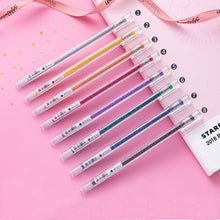 Load image into Gallery viewer, 8 colors/Set Glitter Pen Highlighter Color Changing Flash Marker Gel Pens Drawing Scrapbook Album Journal DIY Stationery School - AVA Health and Wellness Boutique

