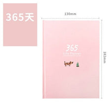 Carica l&#39;immagine nel visualizzatore di Gallery, A6 Cute Girl Coloring Notebook Portable Illustration Weekly Planner 2020 Notepad Creative Travelers Journal Diary Notebook - AVA Health and Wellness Boutique
