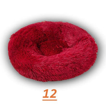 Charger l&#39;image dans la galerie, Anti Anxiety Pet Donuts Sleeping Marshmallow Cat Bed Fluffy Soft Long Plush Round Cozy Luxury Bed for Cats House Dog Dropshiping - AVA Health and Wellness Boutique
