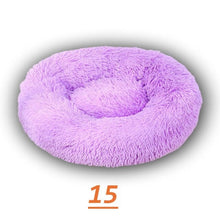 Lade das Bild in den Galerie-Viewer, Anti Anxiety Pet Donuts Sleeping Marshmallow Cat Bed Fluffy Soft Long Plush Round Cozy Luxury Bed for Cats House Dog Dropshiping - AVA Health and Wellness Boutique
