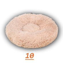 Charger l&#39;image dans la galerie, Anti Anxiety Pet Donuts Sleeping Marshmallow Cat Bed Fluffy Soft Long Plush Round Cozy Luxury Bed for Cats House Dog Dropshiping - AVA Health and Wellness Boutique
