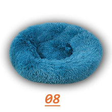 Carica l&#39;immagine nel visualizzatore di Gallery, Anti Anxiety Pet Donuts Sleeping Marshmallow Cat Bed Fluffy Soft Long Plush Round Cozy Luxury Bed for Cats House Dog Dropshiping - AVA Health and Wellness Boutique
