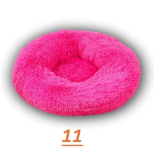 Carica l&#39;immagine nel visualizzatore di Gallery, Anti Anxiety Pet Donuts Sleeping Marshmallow Cat Bed Fluffy Soft Long Plush Round Cozy Luxury Bed for Cats House Dog Dropshiping - AVA Health and Wellness Boutique
