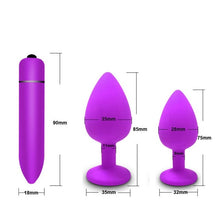 Load image into Gallery viewer, Beginner Silicone Anal Plug Butt Prostate Massager Adult Gay Sex Products Mini Erotic Bullet Vibrator Sex Toys for Women Men - AVA Health and Wellness Boutique
