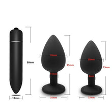 Carica l&#39;immagine nel visualizzatore di Gallery, Beginner Silicone Anal Plug Butt Prostate Massager Adult Gay Sex Products Mini Erotic Bullet Vibrator Sex Toys for Women Men - AVA Health and Wellness Boutique
