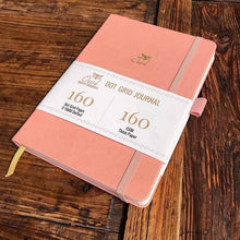Lade das Bild in den Galerie-Viewer, BUKE 5X5mm Journal Dot Gird Notebook 160 Pages, Size 5.7X8.2 Inch, 160Gsm Ultra Thick Bamboo Paper DIY Bujo Planner - AVA Health and Wellness Boutique

