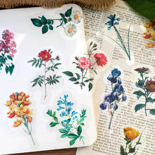 Load image into Gallery viewer, JIANWU 40pcs Plants Flowers Series Washi Sticker Pack journal DIY Decoration Stickers Scrapbook Stationery Diary Stickers - AVA Health and Wellness Boutique
