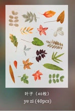 Load image into Gallery viewer, JIANWU 40pcs Plants Flowers Series Washi Sticker Pack journal DIY Decoration Stickers Scrapbook Stationery Diary Stickers - AVA Health and Wellness Boutique
