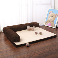 Carica l&#39;immagine nel visualizzatore di Gallery, Luxury Large Dog Bed Sofa Dog Cat Pet Cushion Mat For Big Dogs L Shaped Chaise Lounge Sofa Pet Beds - AVA Health and Wellness Boutique
