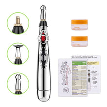 Load image into Gallery viewer, Multi-Function Electronic Acupuncture Massage Pen Smart Pulse Meridian Energy Pen Pain Relief for Back Neck Face Beauty Roller - AVA Health and Wellness Boutique
