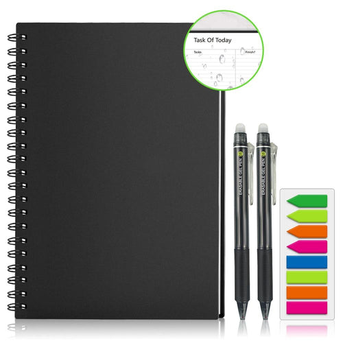 Newyes smart reusable erasable notebook Spiral A4 Notebook Paper Notepad Pocketbook Diary Journal Office School Drawing Gift NEW - AVA Health and Wellness Boutique