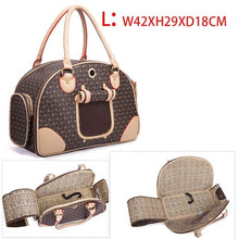 Carica l&#39;immagine nel visualizzatore di Gallery, Pet Handbag Dog Carrier Purse Luxury Cat Small Dog Transport Bag Pet Carrying Box Dog Travel Bag Airline Approved Backpack - AVA Health and Wellness Boutique
