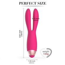 Load image into Gallery viewer, Rabbit Ears Vibrator 10 Speeds Sex Toys for Woman Clit Vibrator Female Clitoral Vibrators Masturbator Shocker Sex Products Adult - AVA Health and Wellness Boutique
