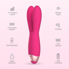 Load image into Gallery viewer, Rabbit Ears Vibrator 10 Speeds Sex Toys for Woman Clit Vibrator Female Clitoral Vibrators Masturbator Shocker Sex Products Adult - AVA Health and Wellness Boutique
