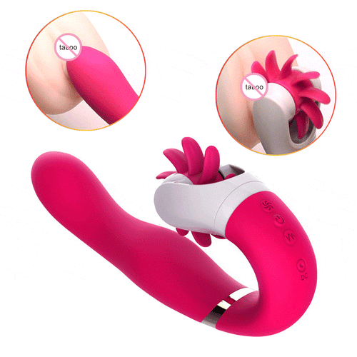 Rotation Dildo Vibrators Oral Sex Tongue Licking Toy Sexual Wellness G Spot Massage Female Clitoris Stimulator Sex Toy for Women - AVA Health and Wellness Boutique