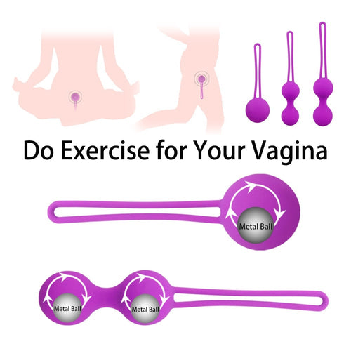 Tighten Ben Wa Vagina Muscle Trainer Kegel Ball Egg Intimate Sex Toys for Woman Chinese Vaginal Balls Products for Adults Women - AVA Health and Wellness Boutique