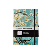 Загрузить изображение в средство просмотра галереи, Vincent A5 Dotted Journal Dot Grid Bullet Notebook Hard Cover Van Gogh Starry Night Travel Sketchbook Ruled Lined Diary - AVA Health and Wellness Boutique
