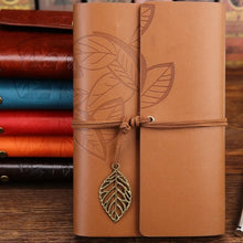 Carica l&#39;immagine nel visualizzatore di Gallery, Vintage Notebook Diary Notepad PU Leather Spiral Literature Note Book Paper Replaceable Journal Planners School Stationery Gift - AVA Health and Wellness Boutique
